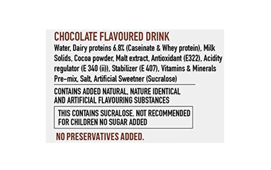 Za Go Body Buddy Protein Shake, Chocolate Flavour   Bottle  330 millilitre